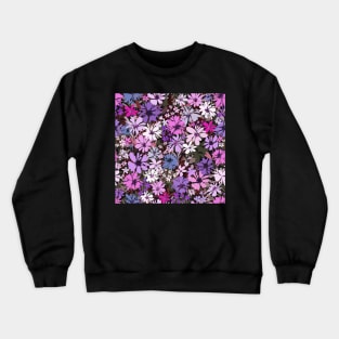 Light Purple Flowers Crewneck Sweatshirt